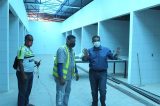 Ibicaraí – Prefeito Lula Brandão visita obras do galpão de verduras na feira livre da cidade Ibicaraí – Prefeito Lula Brandão visita obras do galpão de verduras na feira livre da cidade