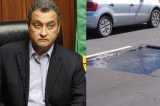 OAS tampa buracos em ponte inaugurada pelo governador neste mês