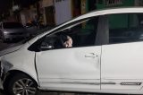 Assaltantes roubam carro de motorista de app e capotam momentos depois no Rodolfo Teófilo Assaltantes roubam carro de motorista de app e capotam momentos depois no Rodolfo Teófilo