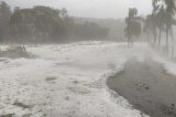 Chuva de granizo danifica plantações em Santa Catarina