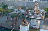 Orla da cidade se transforma em piscinão