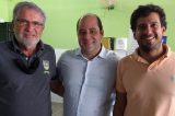 Vereador eleito Renato Brandão  recebe os parabéns de uma das referências do PL, em Salvador