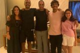Após polêmicas, Edmundo faz as pazes com o filho, Alexandre Mortágua