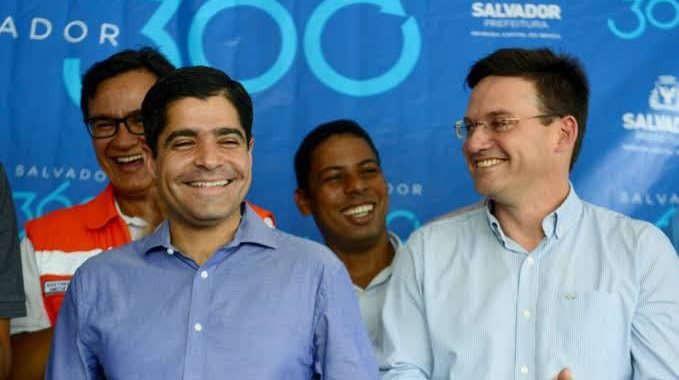 Jerônimo descumpre mais um prazo da Ponte Salvador-Itaparica e ACM Neto ironiza: ‘Obras a todo vapor, só que não’