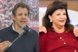 Haddad lembra Lula-Alencar e sinaliza convite a Luiza Trajano para vice na chapa do PT em 2022 Haddad lembra Lula-Alencar e sinaliza convite a Luiza Trajano para vice na chapa do PT em 2022