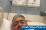 Com Covid, Major Olímpio é transferido para UTI e intubado Com Covid, Major Olímpio é transferido para UTI e intubado