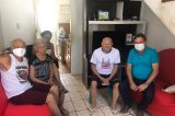 Marcos Lobo visita Cavachão e família