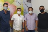 Prefeito de Uauá recebe visita do empresário e prefeito de Ipubi (BA)