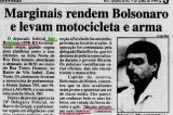 Em decisão, Rosa Weber relembra episódio em que Bolsonaro teve pistola roubada