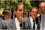Filho do anfitrião do jantar de Bolsonaro com empresários posta fotos do encontro: participantes aglomerados e sem máscara
