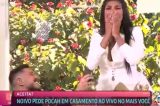 Ronan Souza pede Pocah em casamento ao vivo no “Mais Você”