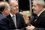 “O Renan é mesmo muito amigo do Lula?”, indaga Bolsonaro a Sarney