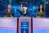 Âncora de jornal do SBT erra e diz que policiais trocaram tiros com Lázaro Ramos