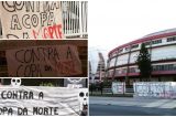 “Copa da Morte”: torcidas protestam em estádios e federações de futebol contra Copa América no Brasil