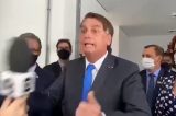 Antes de chilique com jornalistas, Bolsonaro foi chamado de “genocida” em hospital