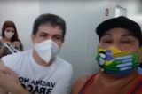 Saiba quem é o bolsonarista que tentou intimidar Randolfe durante vacinação Saiba quem é o bolsonarista que tentou intimidar Randolfe durante vacinação
