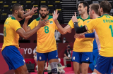 Em jogo emocionante, Brasil bate EUA e se recupera no vôlei masculino