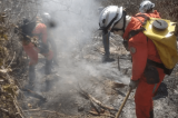 Fogo na caatinga de Pilão Arcado