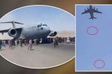 VÍDEO: Pessoas caem de avião ao tentar fugir de Cabul com a chegada do Talibã