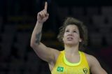 Lais Nunes estreia com derrota no Wrestling dos Jogos Olímpicos de Tóquio