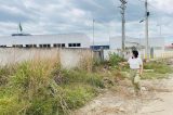 Priscila visita obra abandonada do Hospital da Mulher de Caruaru