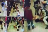 PM de Minas Gerais ataca mulher com criança com mesmo golpe que matou George Floyd