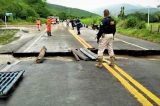 PRF atualiza dados sobre estradas interditadas na Bahia na manhã desta quarta