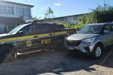 Veículo fruto de golpe em locadora é recuperado pela PRF em Senhor do Bonfim