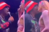 VÍDEO: Márcio Victor dá beijão em Pabllo Vittar durante show em São Paulo