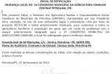 SINTRAF lança Edital de Retificação