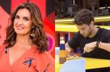 ‘BBB 22’: Fátima Bernardes brinca sobre fama de Lucas: “Comendo muito”