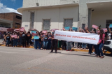 Professores de Buíque (PE) protestam por reajuste do piso