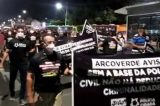 Sinpol realiza passeata no Centro do Recife
