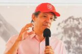 “Para tentar destruir o Lula, a elite destruiu o país”, afirma Haddad