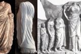 Estátua de mármore é encontrada por acaso na Grécia  