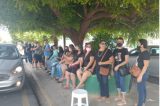 Associados da ATEPAAJ fazem protesto na frente do IPJ contra reajuste concedido pela prefeita Suzana Ramos; Veja vídeo