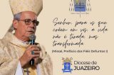 Prefeita Suzana Ramos lamenta morte do Bispo Dom José Geraldo da Cruz
