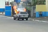 Esposa diz que homem que morreu em explosão de carro queria matá-la