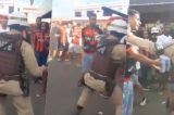 VÍDEO: Policial parte para cima e agride torcedor do Vitória: ‘você é muito ousado’