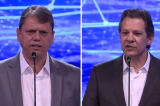 Disputa em São Paulo: enquanto Haddad cola em Lula, Tarcísio não cita Bolsonaro em programa de governo