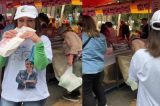 Rosângela Moro pede desculpa por comer pastel com mulher revirando lixo atrás Rosângela Moro pede desculpa por comer pastel com mulher revirando lixo atrás