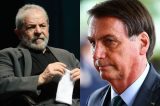 Quaest: Lula amplia vantagem sobre Bolsonaro e vai a 46% no 1º turno