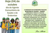 SINSERP homenageia Agentes Comunitários de Saúde pelo seu dia