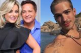 Esposa de Leonardo rebate críticas de João Guilherme: ‘Respeite seu pai’