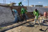 Após chuvas, Prefeitura de Juazeiro realiza reparos nas laterais da ‘banca’ da Ponte Presidente Dutra