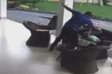Empresário agride esposa; assista