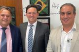 Marcos Lobo tem encontro com os deputados João Roma e Vitor Azevedo
