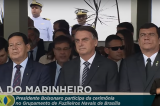 Bolsonaro manda mensagem cifrada aos fuzileiros navais após atos terroristas
