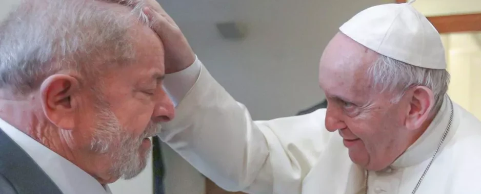 Papa Francisco diz que Lula foi condenado sem provas e que Dilma é “mãos limpas”