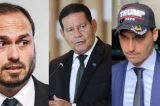 Pronunciamento de Hamilton Mourão deixa Carlos e Eduardo Bolsonaro desesperados